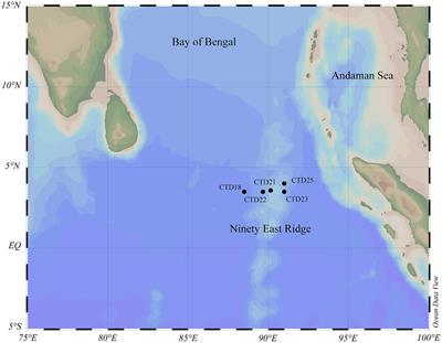 Unveiling the microbial diversity across the northern Ninety East Ridge in the Indian Ocean